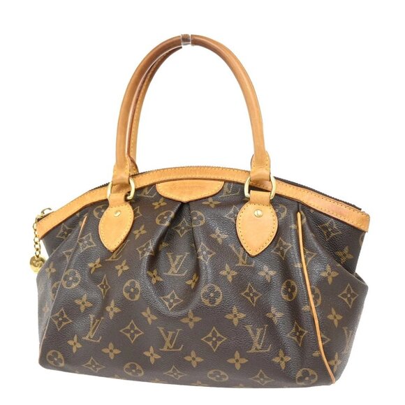 LOUIS VUITTON Tivoli PM Hand Bag Monogram Leather Brown France - Picture 1 of 15